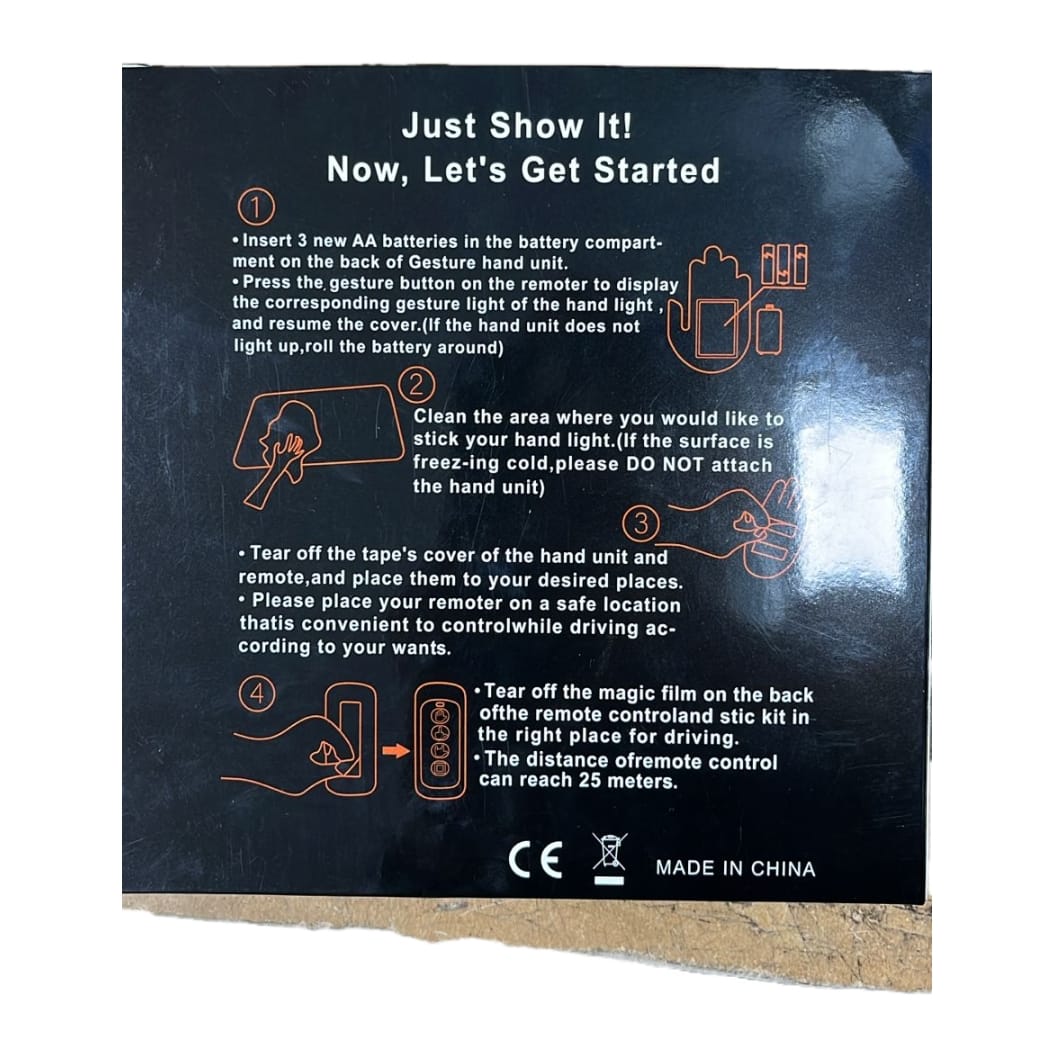 Miniatura 2 de SEÑAL LED MANO CARRO SENAL